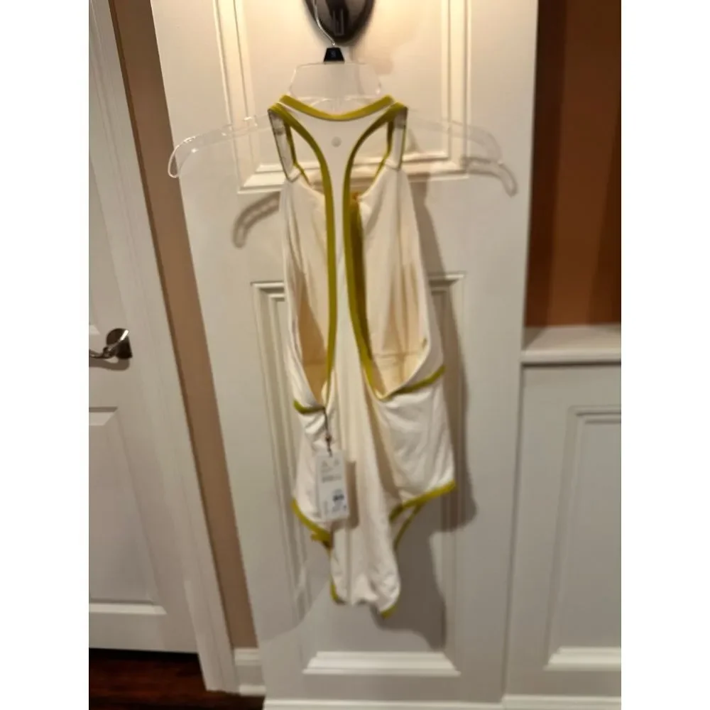 New CALIA Women's Halter Racerback Cheeky One Piece sporty Swimsuit $74 Size 14 - Picture 6 of 12